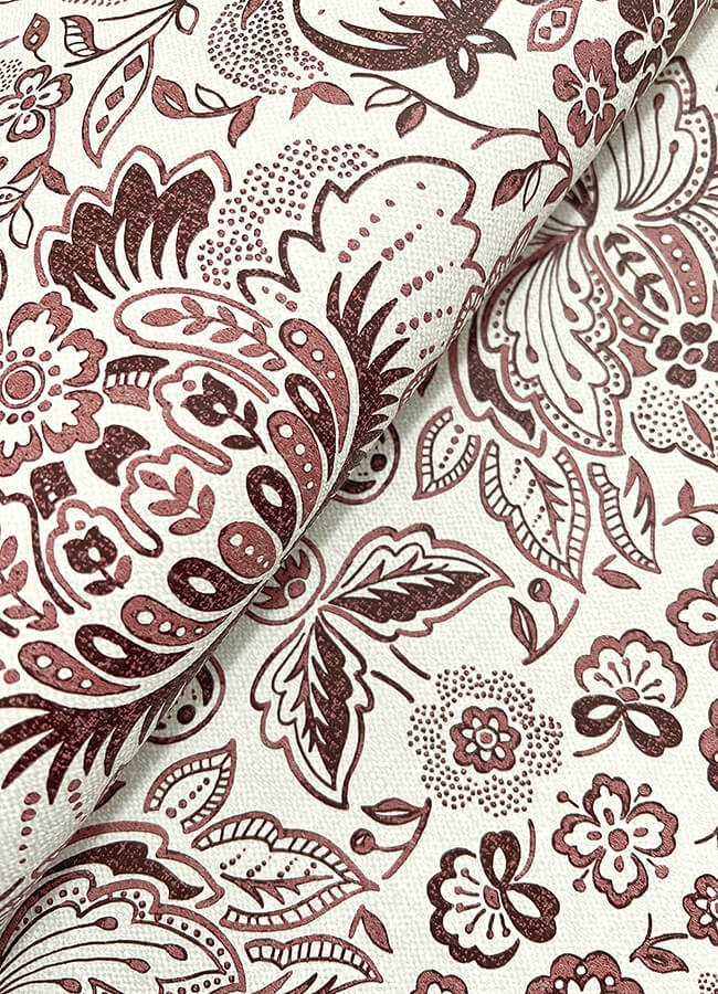 blanche-plum-floral-damask-wallpaper-york-wallcoverings-4147-27373 - York Wallcoverings Papel pintado