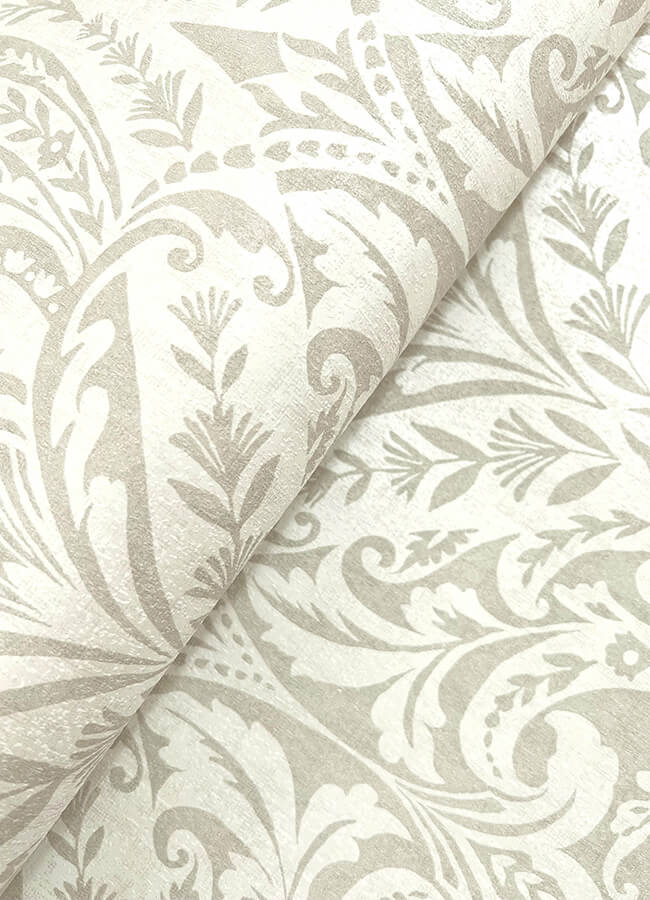 berkshire-beige-damask-wallpaper-york-wallcoverings-4147-27382 - York Wallcoverings Wallpaper