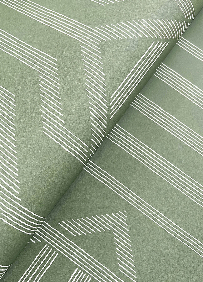 essex-green-geometric-wallpaper-york-wallcoverings-4147-27401 - York Wallcoverings Wallpaper