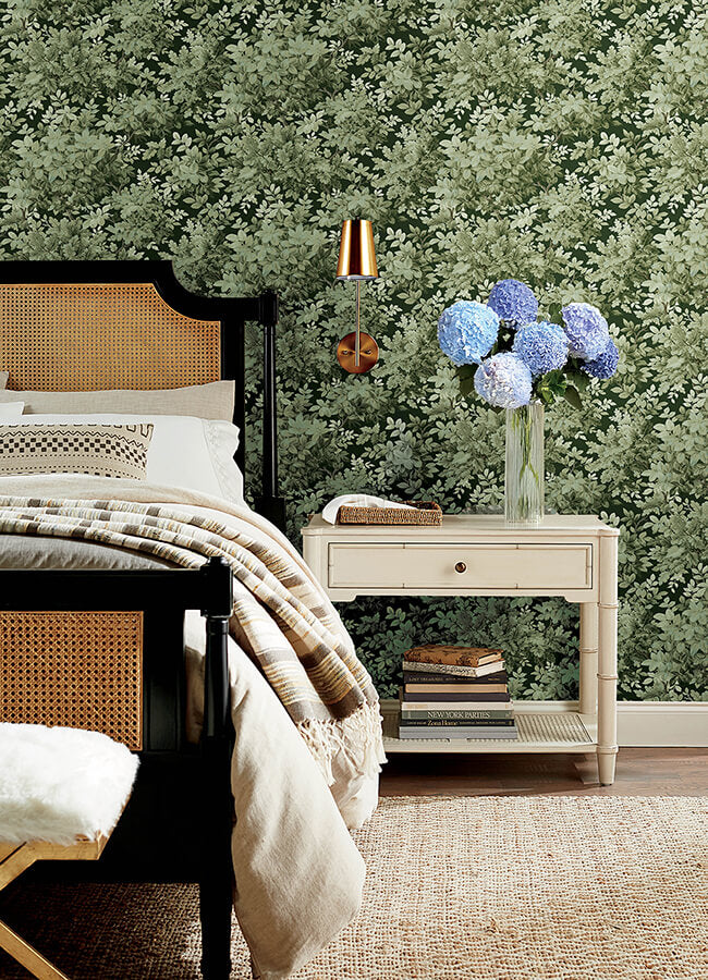 greenwood-dark-green-deciduous-wallpaper-york-wallcoverings-4147-80004 - York Wallcoverings Papel pintado