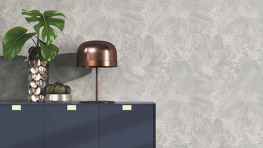 Purser Grey Abstract Wallpaper - York Wallcoverings - RH509250 - York Wallcoverings Wallpaper