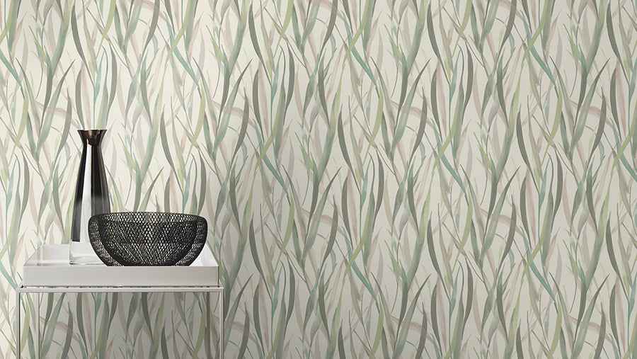 Sway Light Green Botanical Wallpaper - York Wallcoverings - RH330212 - York Wallcoverings Wallpaper