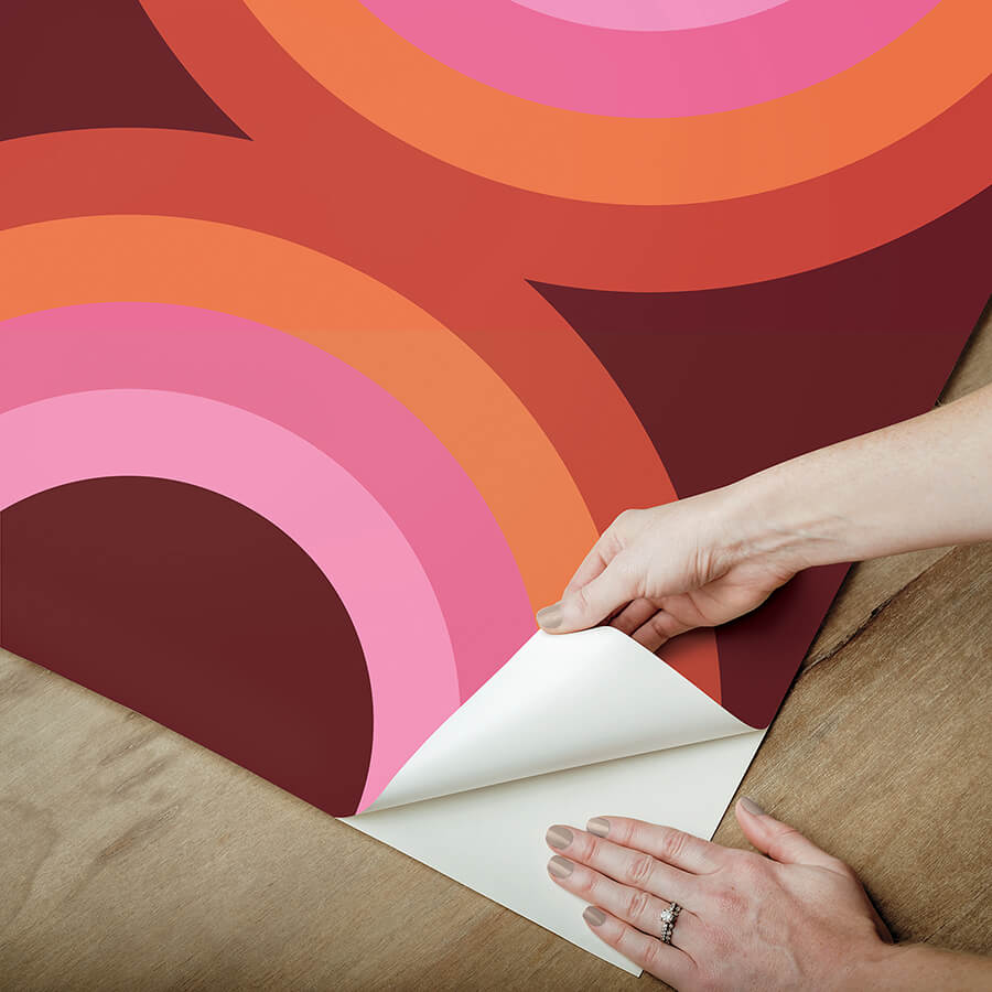 sir-culls-pink-peel-and-stick-wallpaper-york-wallcoverings-vgs6441 - York Wallcoverings Wallpaper
