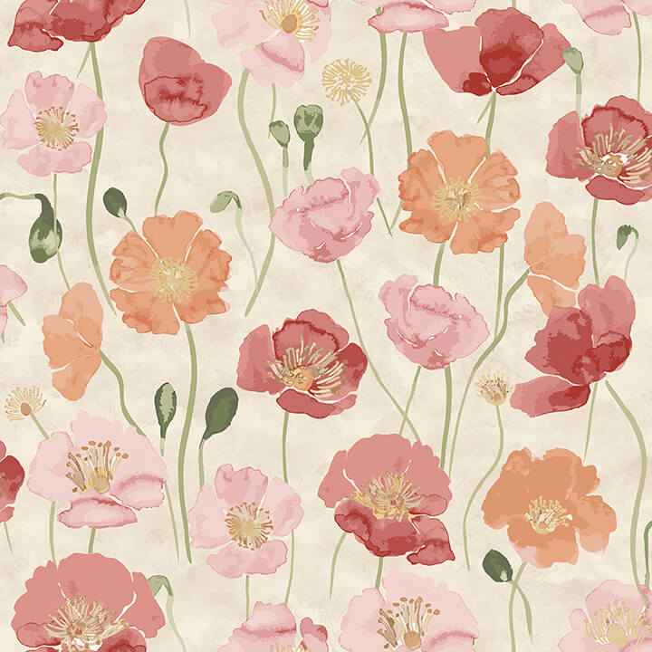 Adelia Pastel Peel & Stick Wallpaper - York Wallcoverings - NUS6428 - York Wallcoverings Wallpaper