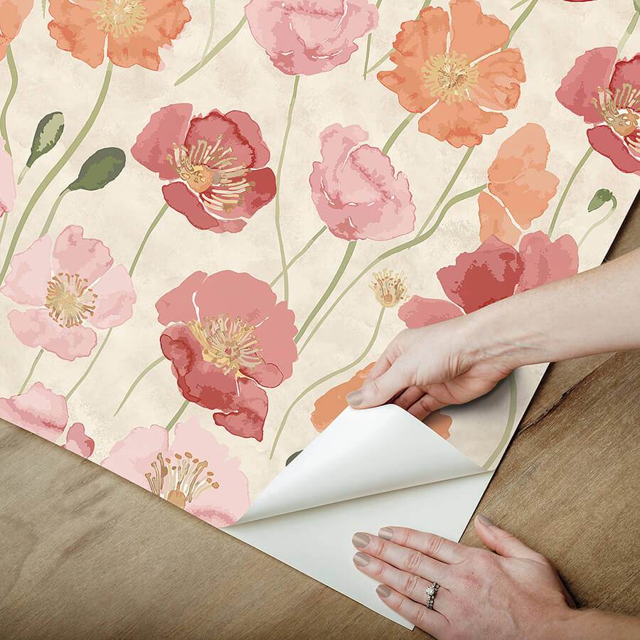 adelia-pastel-peel-and-stick-wallpaper-york-wallcoverings-nus6428 - York Wallcoverings Wallpaper