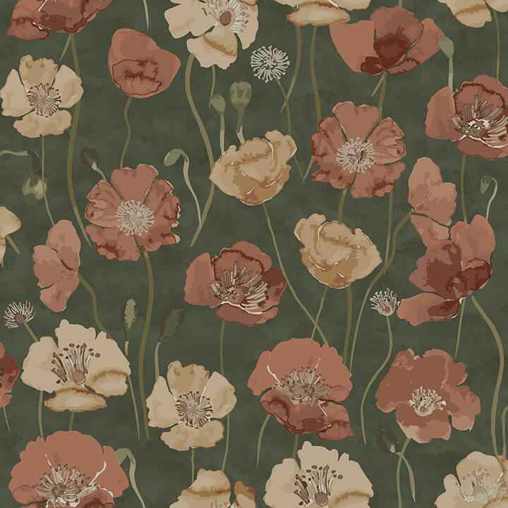 Adelia Moss Peel & Stick Wallpaper - York Wallcoverings - NUS6430