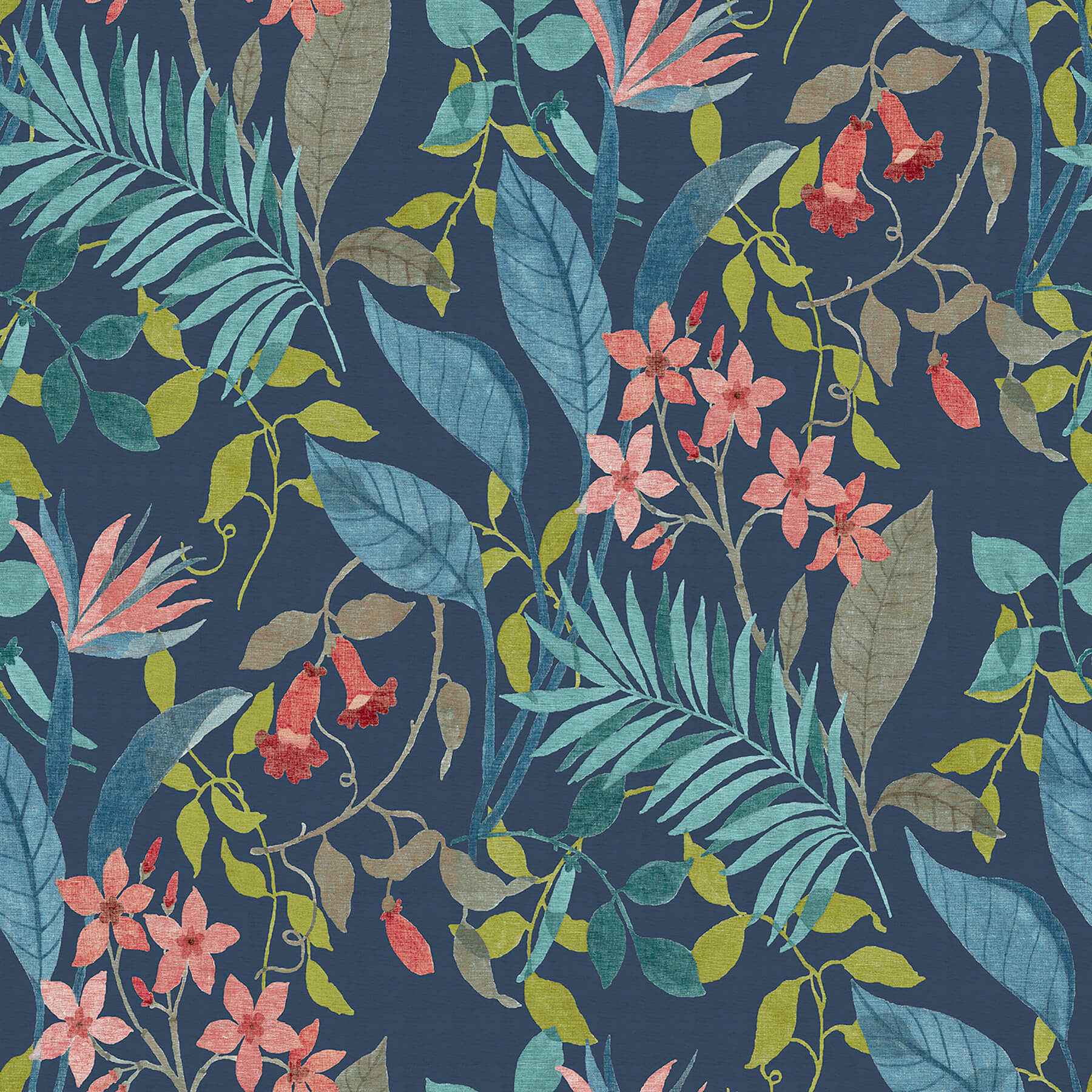 Jesinda Cobalt Peel & Stick Wallpaper - York Wallcoverings - NUS6427 - York Wallcoverings Wallpaper