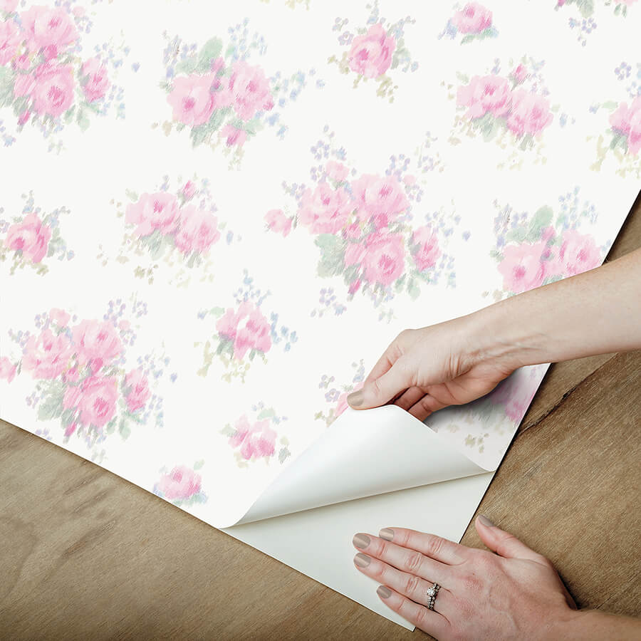 pasadena-ikat-breezy-pastel-peel-and-stick-wallpaper-york-wallcoverings-lfs6432 - York Wallcoverings Wallpaper