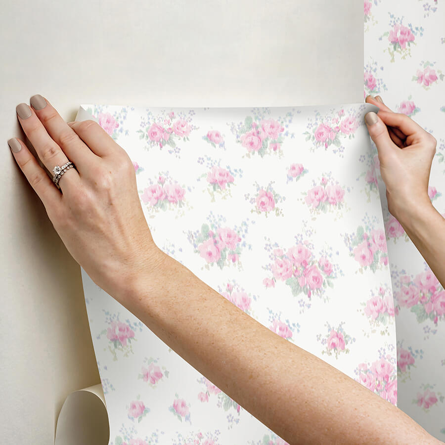 pasadena-ikat-breezy-pastel-peel-and-stick-wallpaper-york-wallcoverings-lfs6432 - York Wallcoverings Wallpaper
