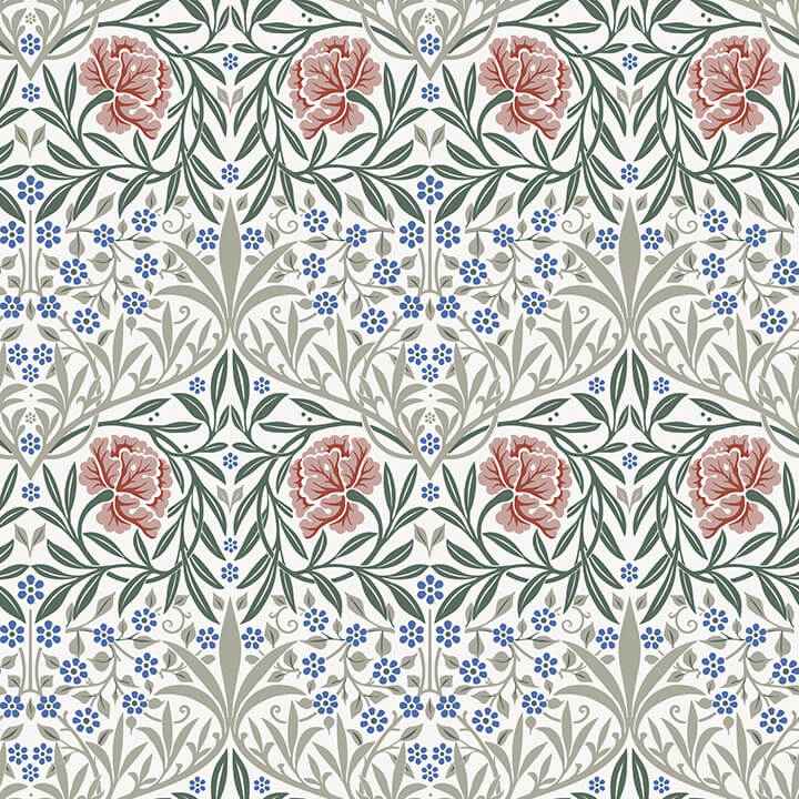 Oxford Union Pink Floral Vines Wallpaper - York Wallcoverings - 4171-82044