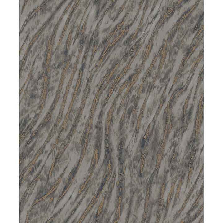 Arran Stone Swirling Stripe Wallpaper - York Wallcoverings - M1863