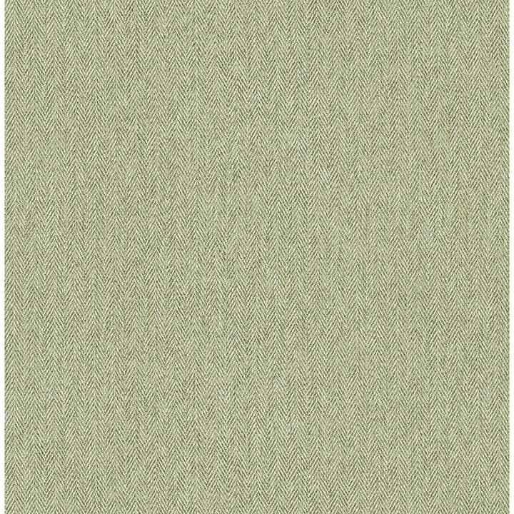 Theo Light Green Chevron Wallpaper - York Wallcoverings - M1867
