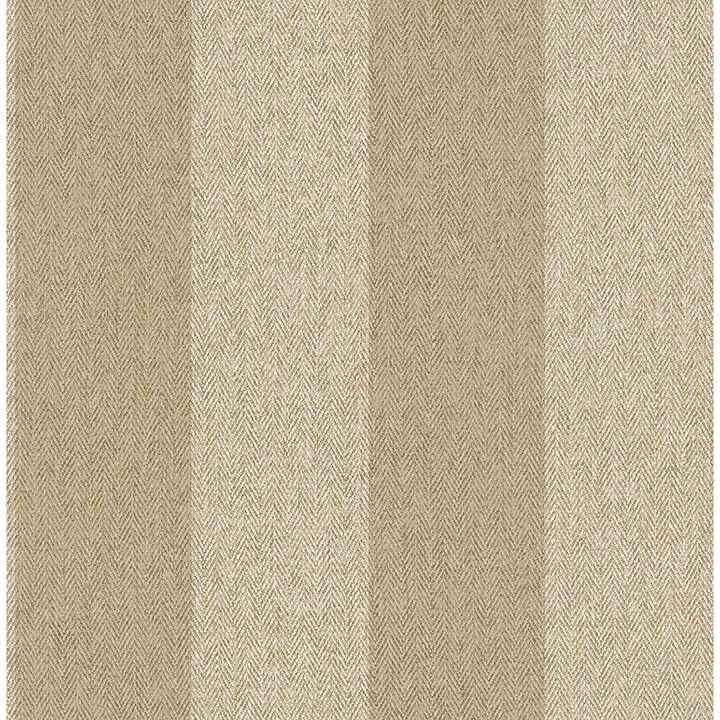 Finn Light Brown Chevron Stripe Wallpaper - York Wallcoverings - M1869