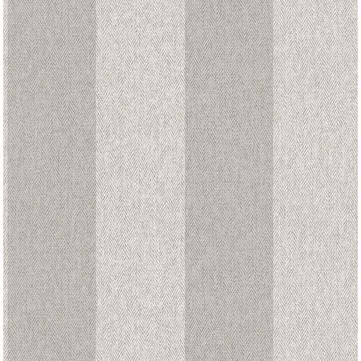 Finn Grey Chevron Stripe Wallpaper - York Wallcoverings - M1872