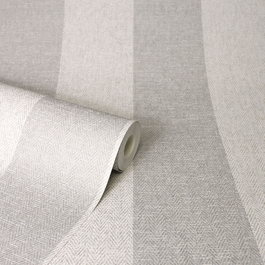 finn-grey-chevron-stripe-wallpaper-york-wallcoverings-m1872 - York Wallcoverings Wallpaper