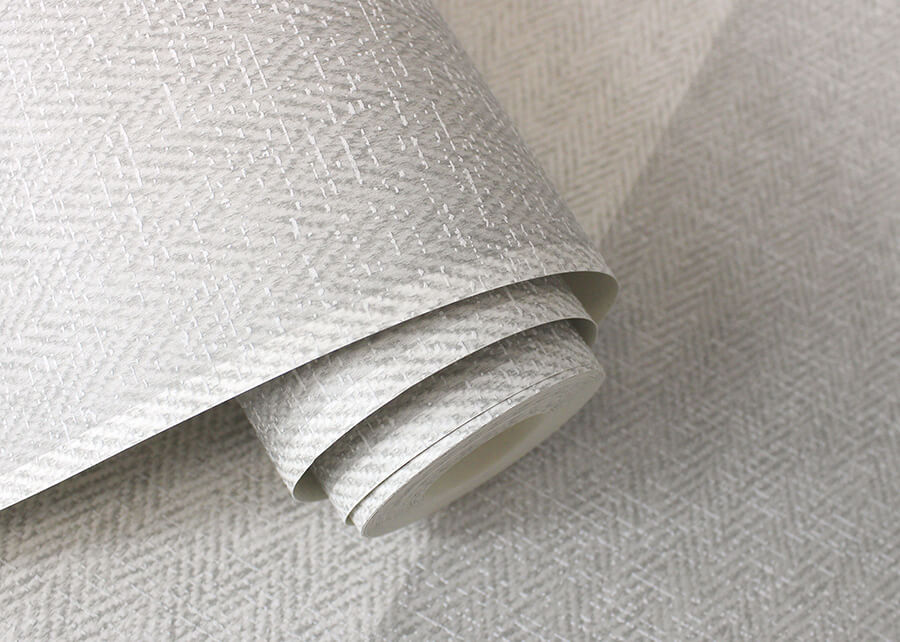 finn-grey-chevron-stripe-wallpaper-york-wallcoverings-m1872 - York Wallcoverings Wallpaper
