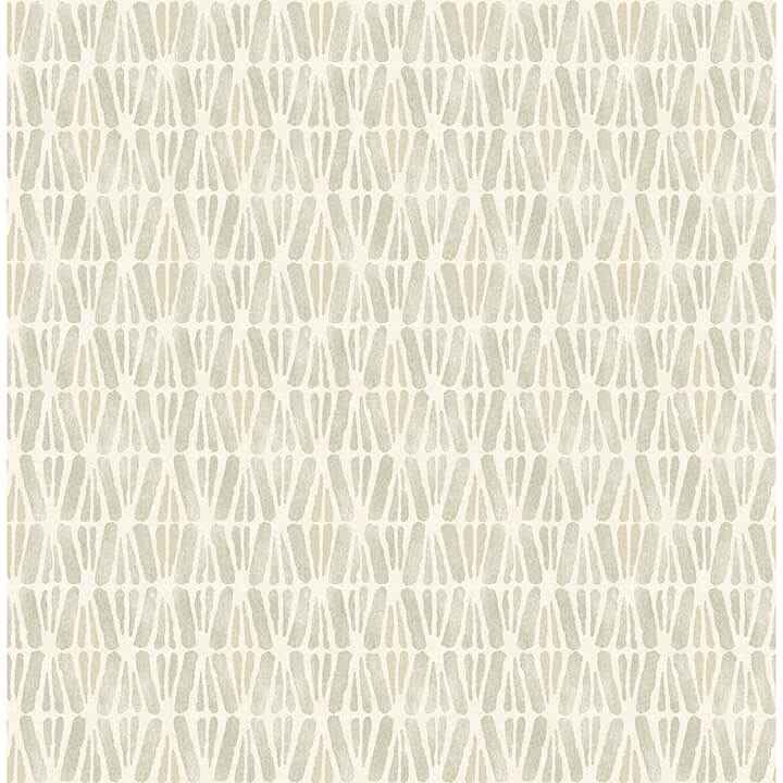 Nabi Neutral Geometric Wallpaper - York Wallcoverings - 4148-27465 - York Wallcoverings Wallpaper