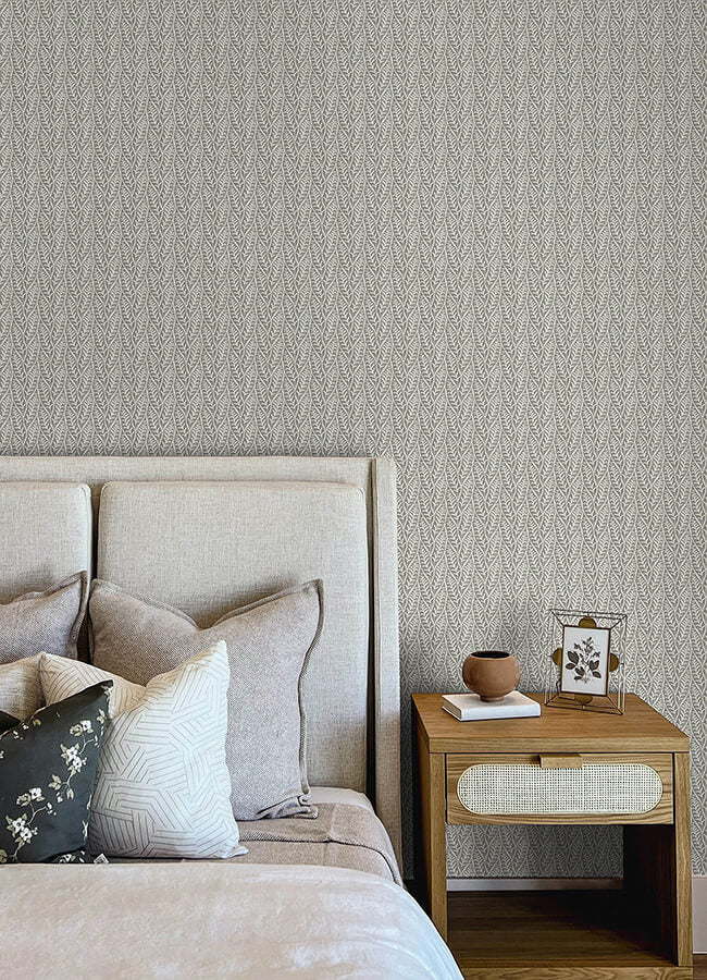 coleus-charcoal-leaves-wallpaper-york-wallcoverings-4148-27468 - York Wallcoverings Papel pintado