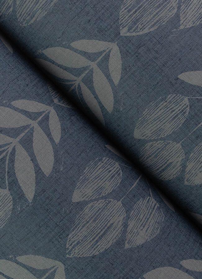 garland-denim-block-tulip-wallpaper-york-wallcoverings-4148-27473 - York Wallcoverings Wallpaper