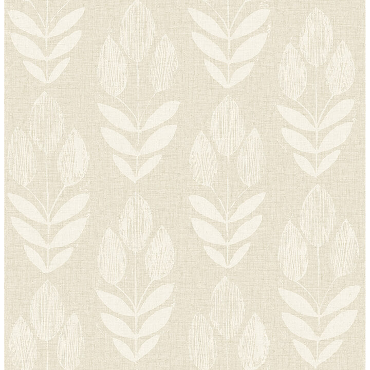 garland-khaki-block-tulip-wallpaper-york-wallcoverings-4148-27474 - York Wallcoverings Wallpaper