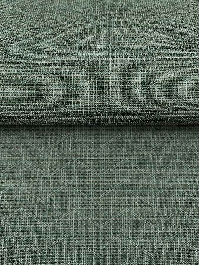 Magnitude Dark Green Chevron Wallpaper - York Wallcoverings - 4178-4442 - York Wallcoverings Wallpaper