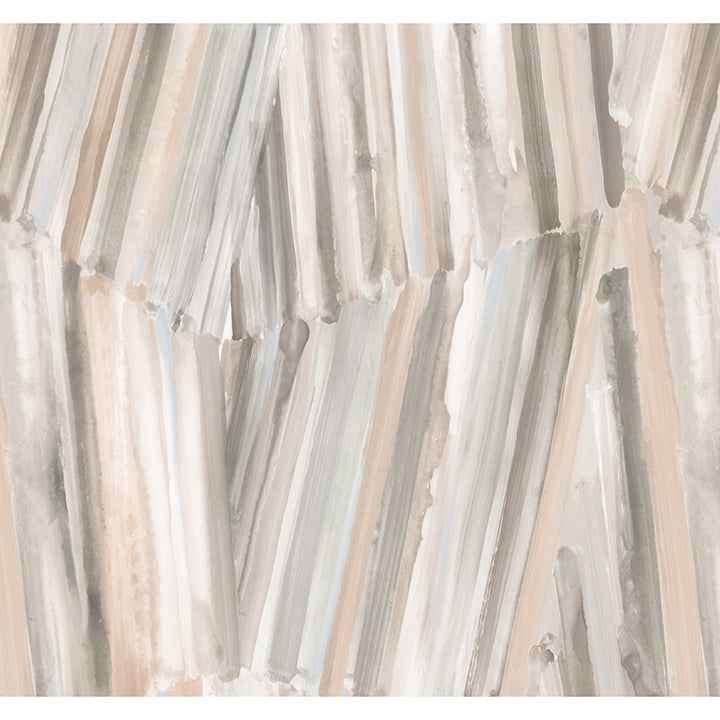 Masterwork Champagne Brushstrokes Wallpaper - York Wallcoverings - 4178-4453