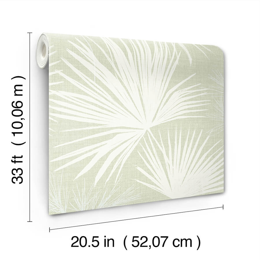 hatteras-light-green-palms-wallpaper-york-wallcoverings-4172-27490 - York Wallcoverings Wallpaper