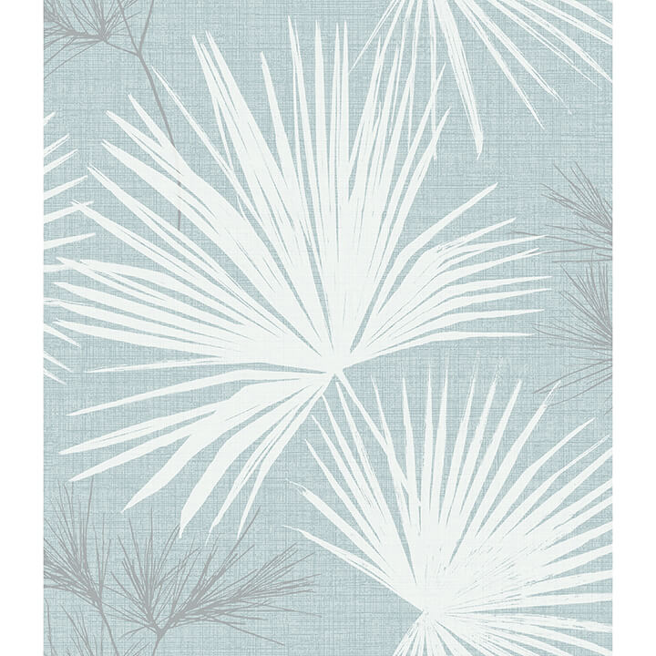 hatteras-sky-blue-palms-wallpaper-york-wallcoverings-4172-27491 - York Wallcoverings Wallpaper