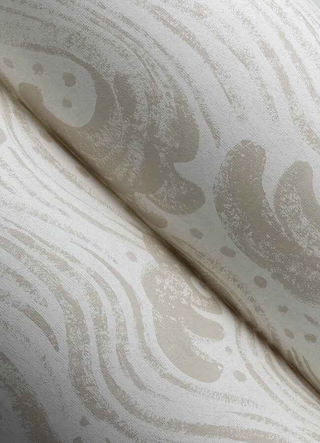 Swell Beige Ocean Wave Wallpaper - York Wallcoverings - 4172-27508 - York Wallcoverings Wallpaper