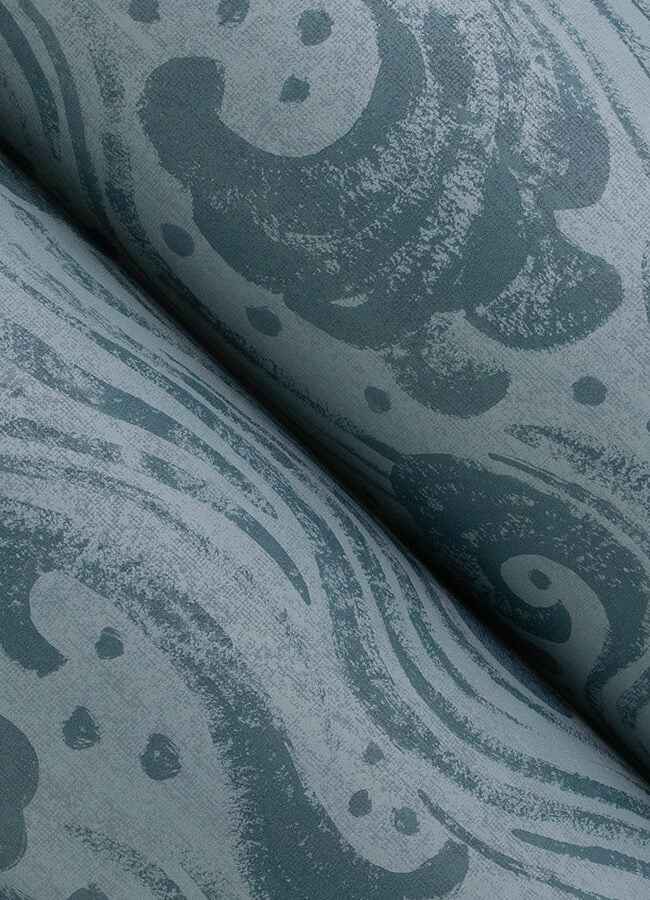 Swell Teal Ocean Wave Wallpaper - York Wallcoverings - 4172-27511 - York Wallcoverings Wallpaper