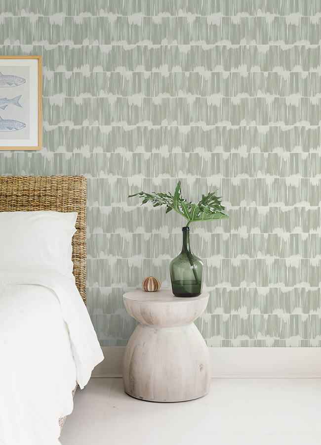 Serendipity Seafoam Shibori Wallpaper - York Wallcoverings - 4172-27524