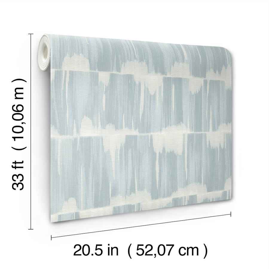 Serendipity Light Blue Shibori Wallpaper - York Wallcoverings - 4172-27525 - York Wallcoverings Wallpaper