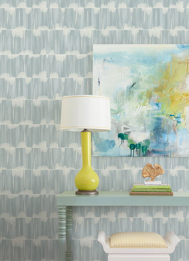 serendipity-light-blue-shibori-wallpaper-york-wallcoverings-4172-27525 - York Wallcoverings Wallpaper