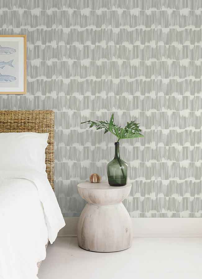 Serendipity Sterling Shibori Wallpaper - York Wallcoverings - 4172-27526 - York Wallcoverings Wallpaper