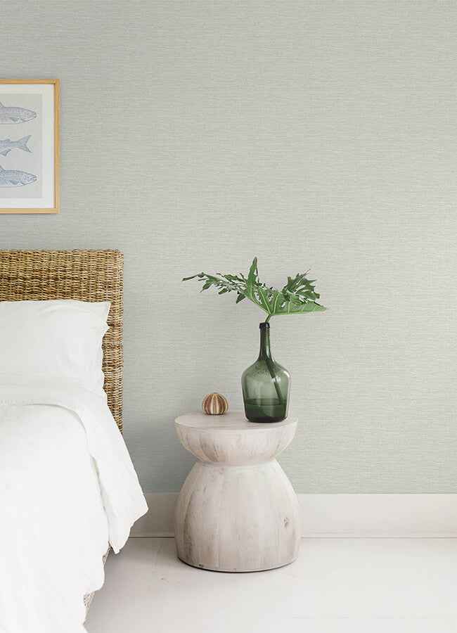Malin Dove Faux Grasscloth Wallpaper - York Wallcoverings - 4172-27528