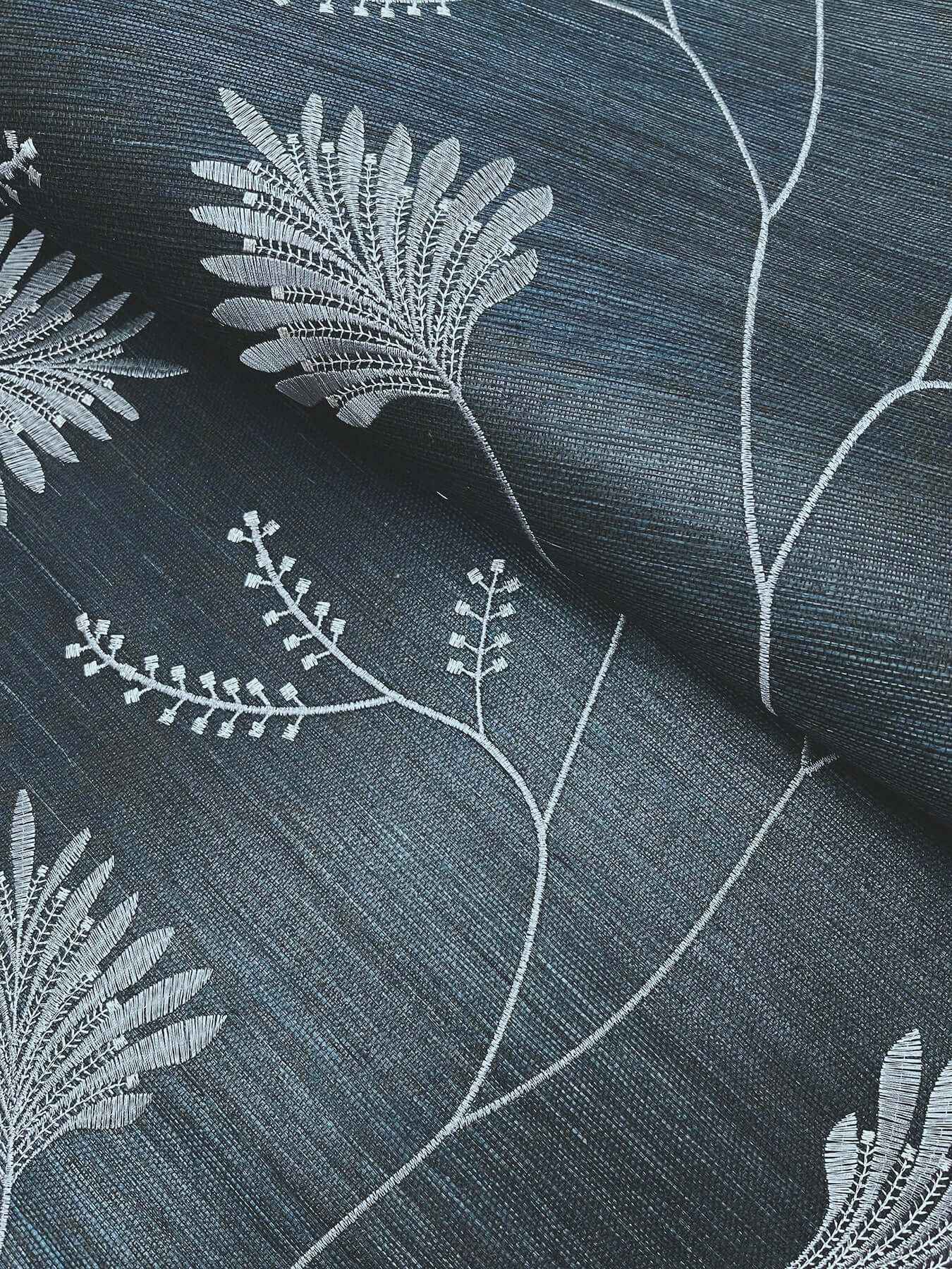 Laelynn Navy Wallpaper - York Wallcoverings - MX9608 - York Wallcoverings Wallpaper