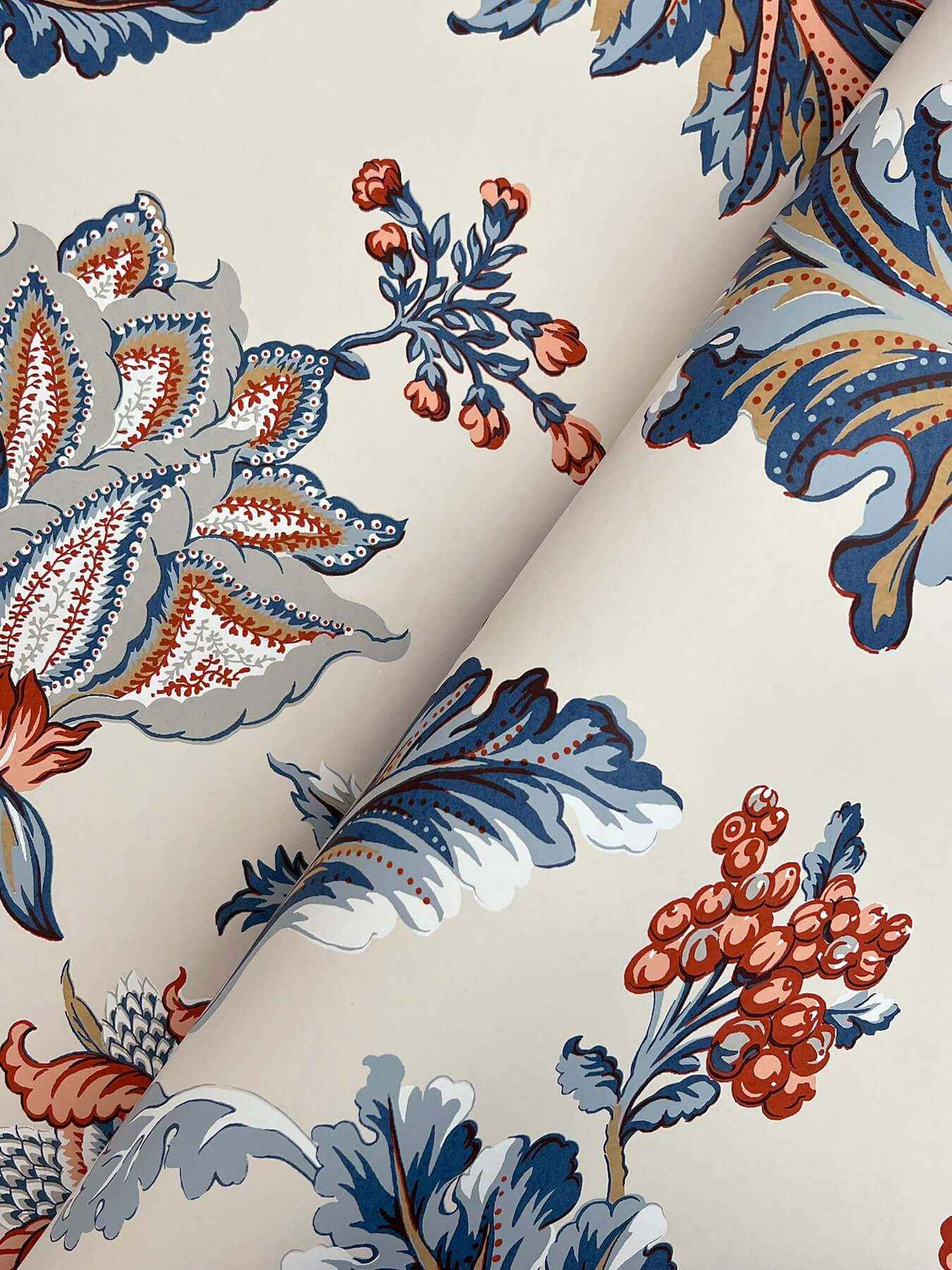 Monroe Navy Wallpaper - York Wallcoverings - MX9621W - York Wallcoverings Wallpaper