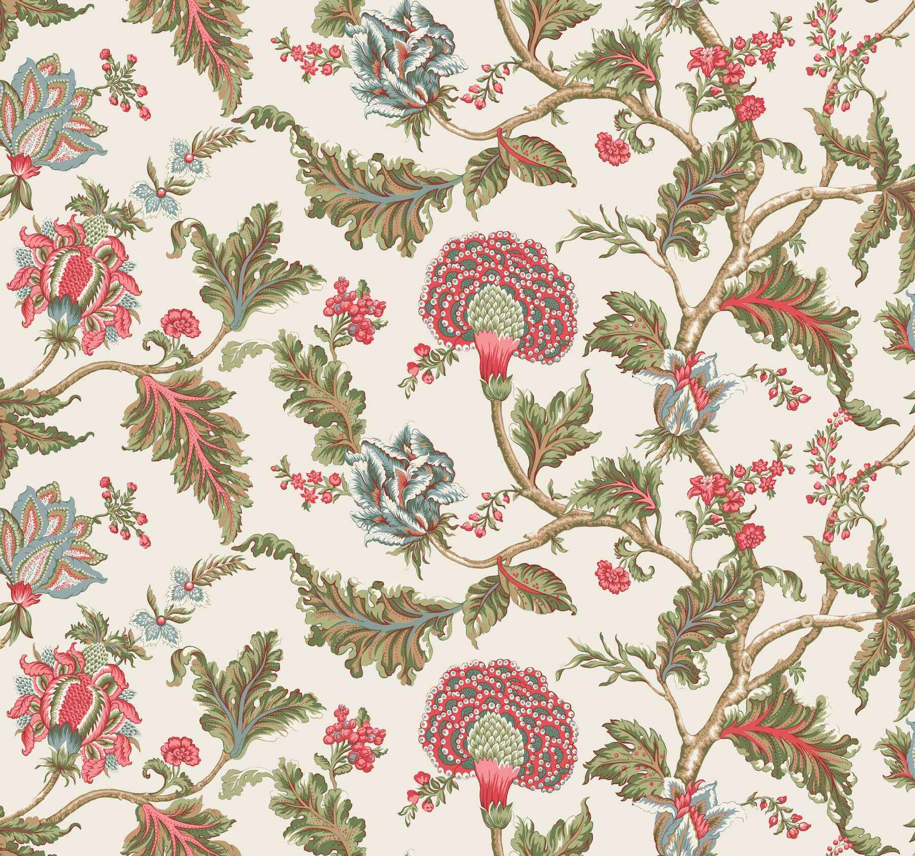 Monroe Rhubarb Wallpaper - York Wallcoverings - MX9625W