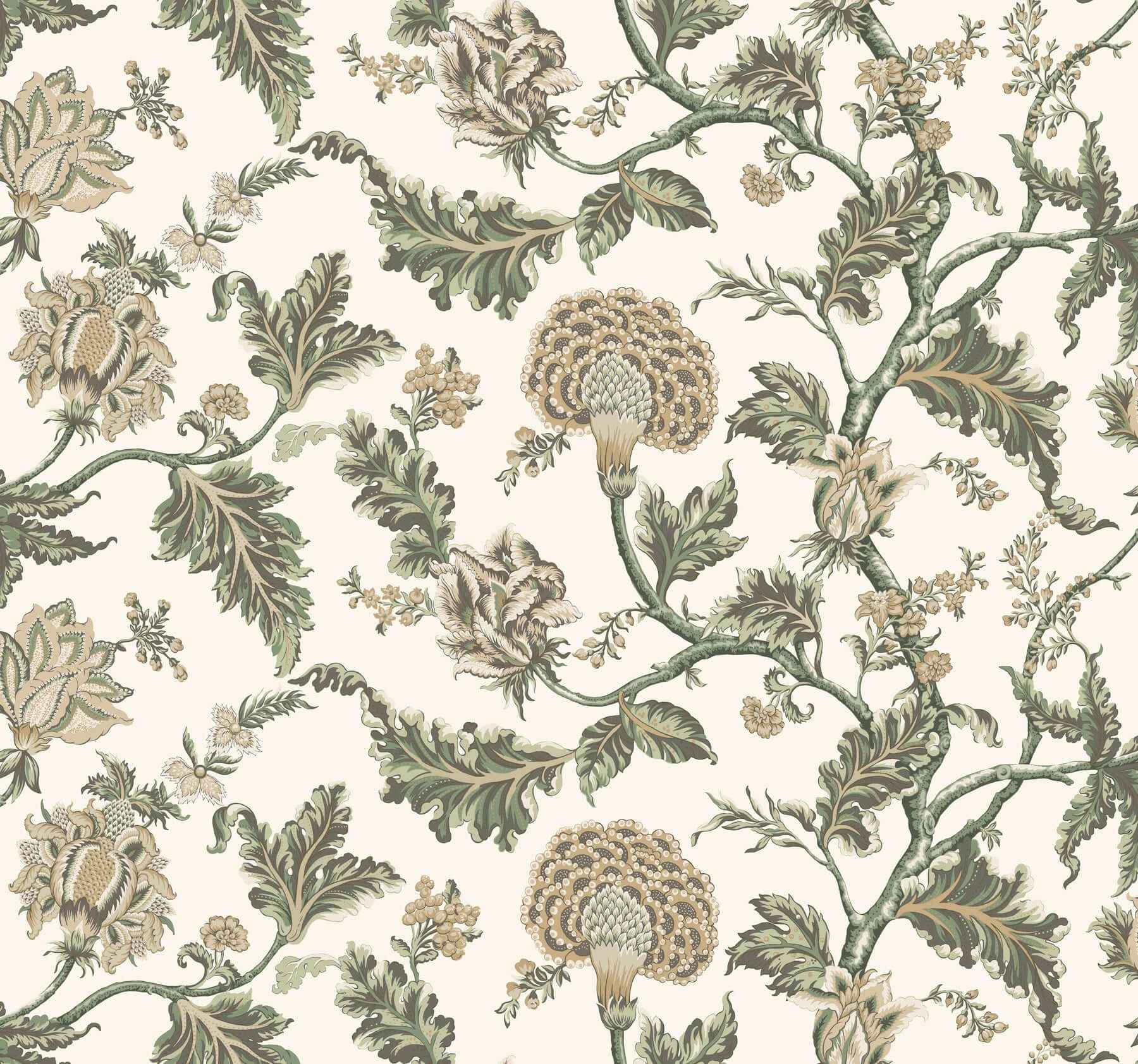Monroe Green Wallpaper - York Wallcoverings - MX9626W - York Wallcoverings Wallpaper