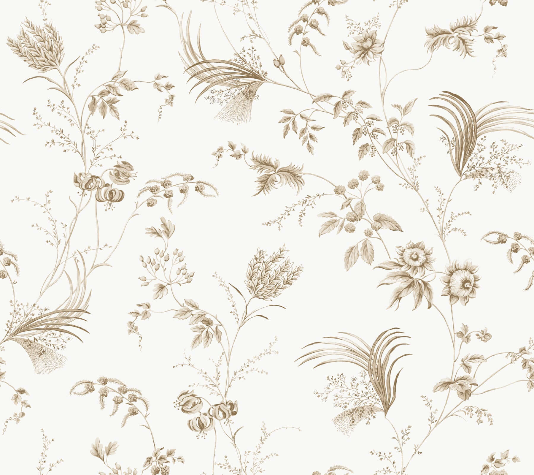 floral-lace-taupe-wallpaper-york-wallcoverings-mx9681 - York Wallcoverings Wallpaper