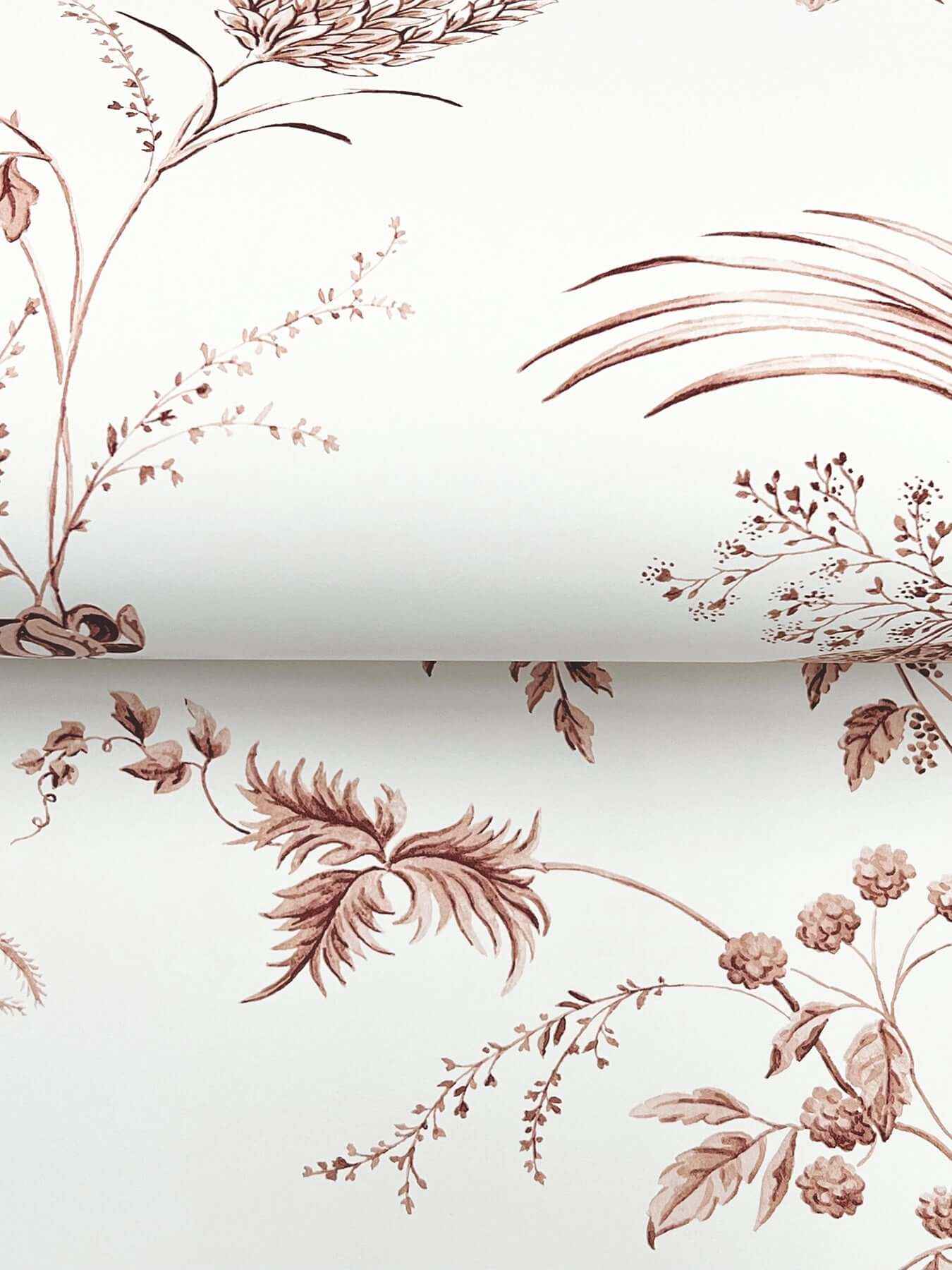 Floral Lace Brick Wallpaper - York Wallcoverings - MX9684 - York Wallcoverings Wallpaper
