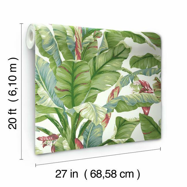 banana-leaf-premium-peel-stick-wallpaper-white-green-york-wallcoverings-psw1034rl