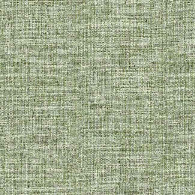 Papyrus Weave Green Peel & Stick Wallpaper - York Wallcoverings - PSW1038RL