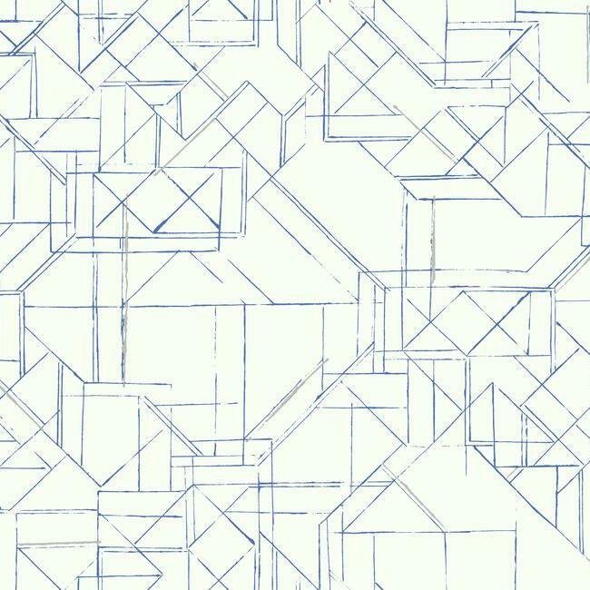 prism-schematics-premium-peel-stick-wallpaper-cobalt-silver-york-wallcoverings-psw1049rl