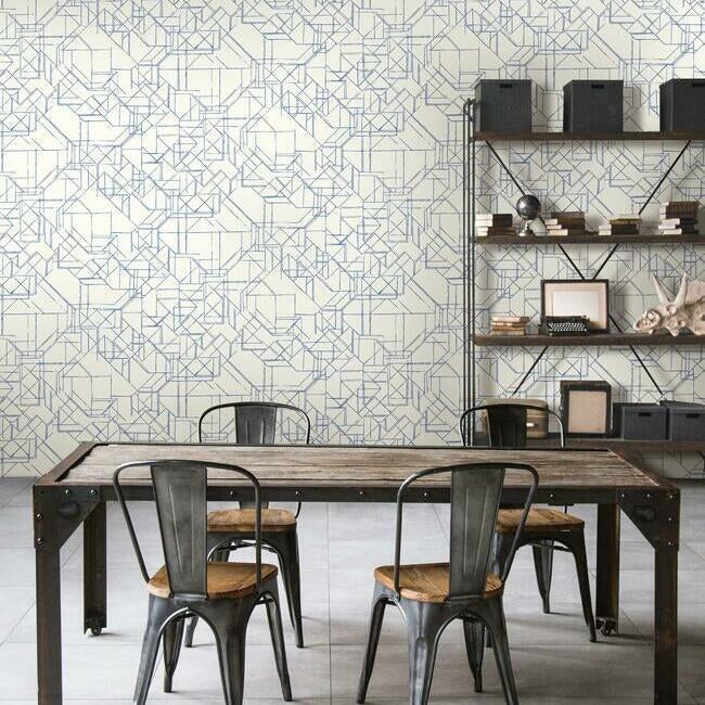 prism-schematics-premium-peel-stick-wallpaper-cobalt-silver-york-wallcoverings-psw1049rl
