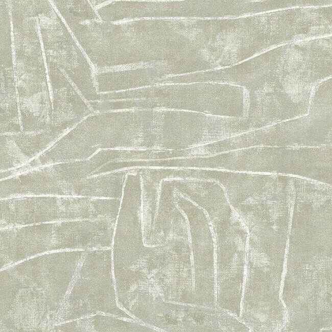 Urban Chalk Neutral Peel & Stick Wallpaper - York Wallcoverings - PSW1068RL