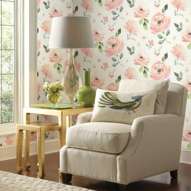 watercolor-blooms-premium-peel-stick-wallpaper-coral-york-wallcoverings-psw1073rl