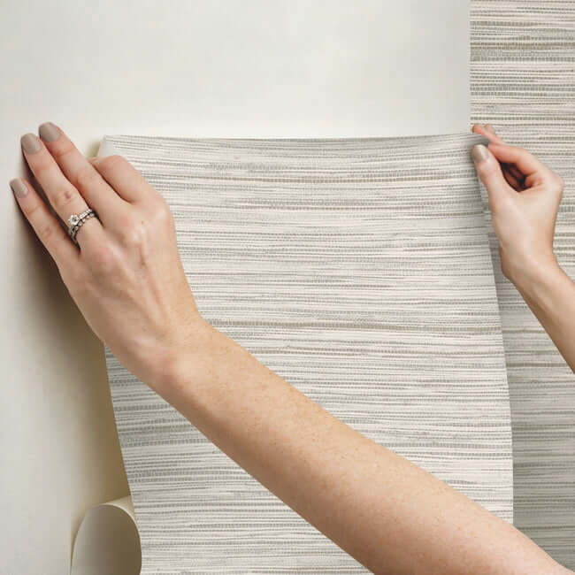 bahiagrass-premium-peel-stick-wallpaper-off-white-york-wallcoverings-psw1137rl - York Wallcoverings Wallpaper