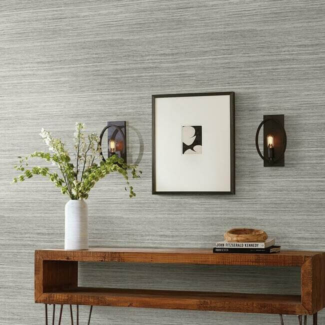 cattail-weave-grey-peel-stick-wallpaper-york-wallcoverings-psw1280rl - York Wallcoverings Wallpaper