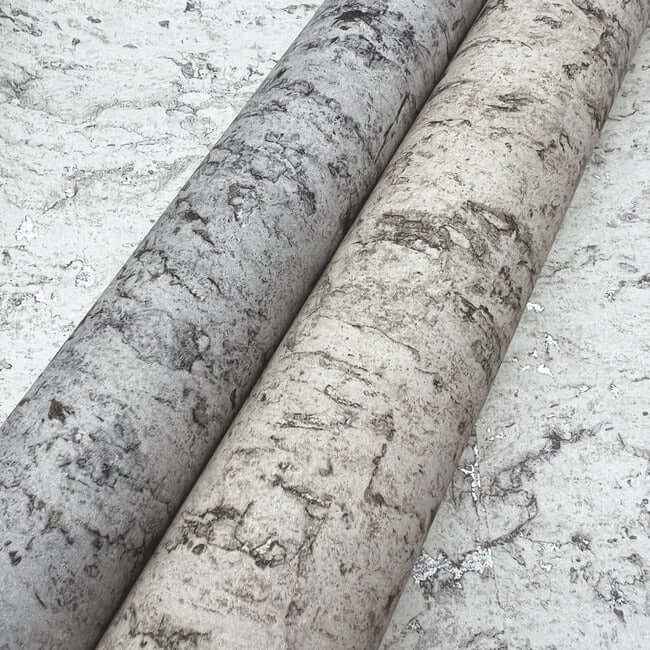 Shimmering Cork Grey Peel & Stick Wallpaper - York Wallcoverings - PSW1292RL